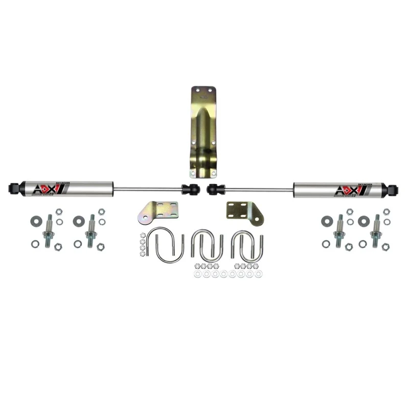 Skyjacker 05-24 Ford F250/F350 ADX 2.0 Dual Stabilizer Kit w/ CNC Machined Polished Alum.