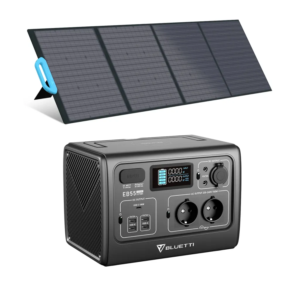 Bluetti EB55+200 W Solar Generator Kit