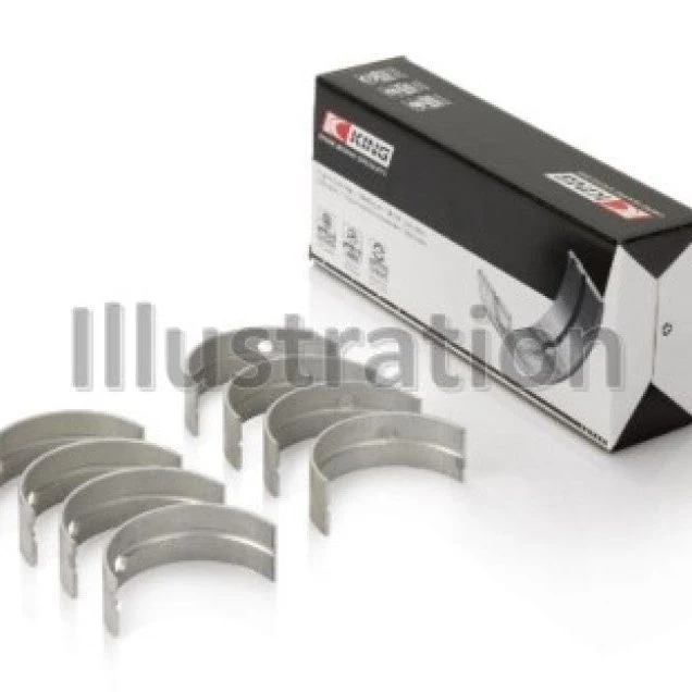 King Bearings Nissan VR38DETT VQ35HR VQ37HR Performance Crankshaft Main Bearings - Size +0.25mm
