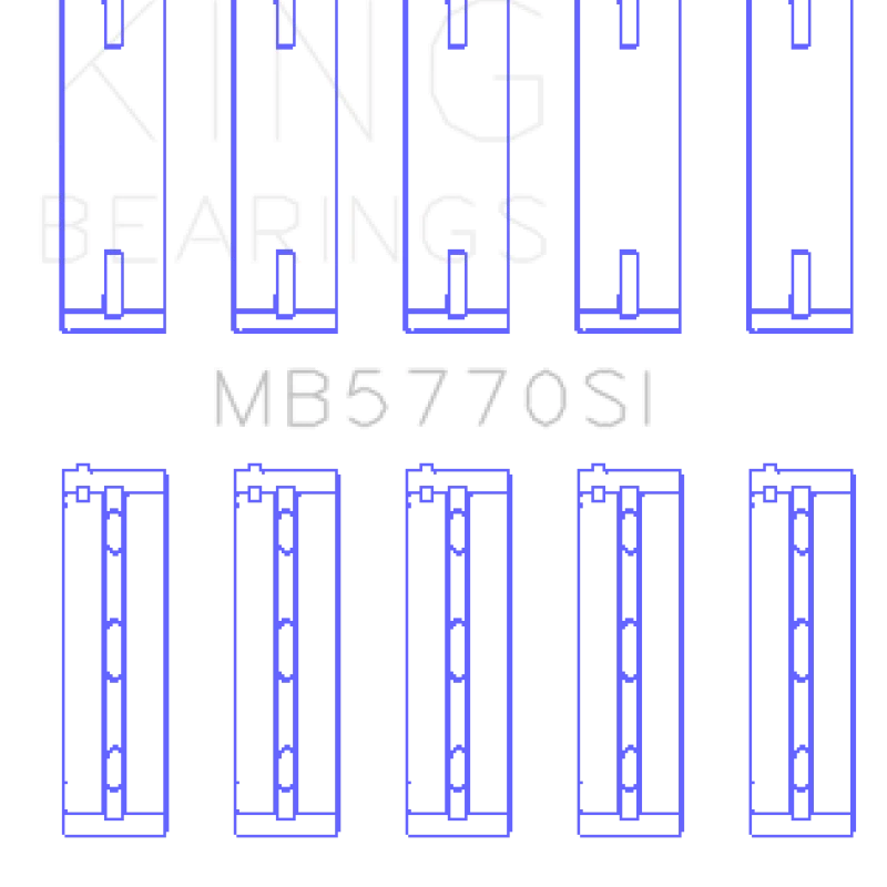 King Engine Bearings Nissan/Infiniti VK45 - VK50 - VK56 Main Bearing Set - Size STD