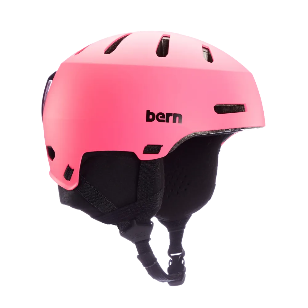 Bern Macon 2.0 MIPS Junior Winter Kypärä - Matte Pink Bern Helmets