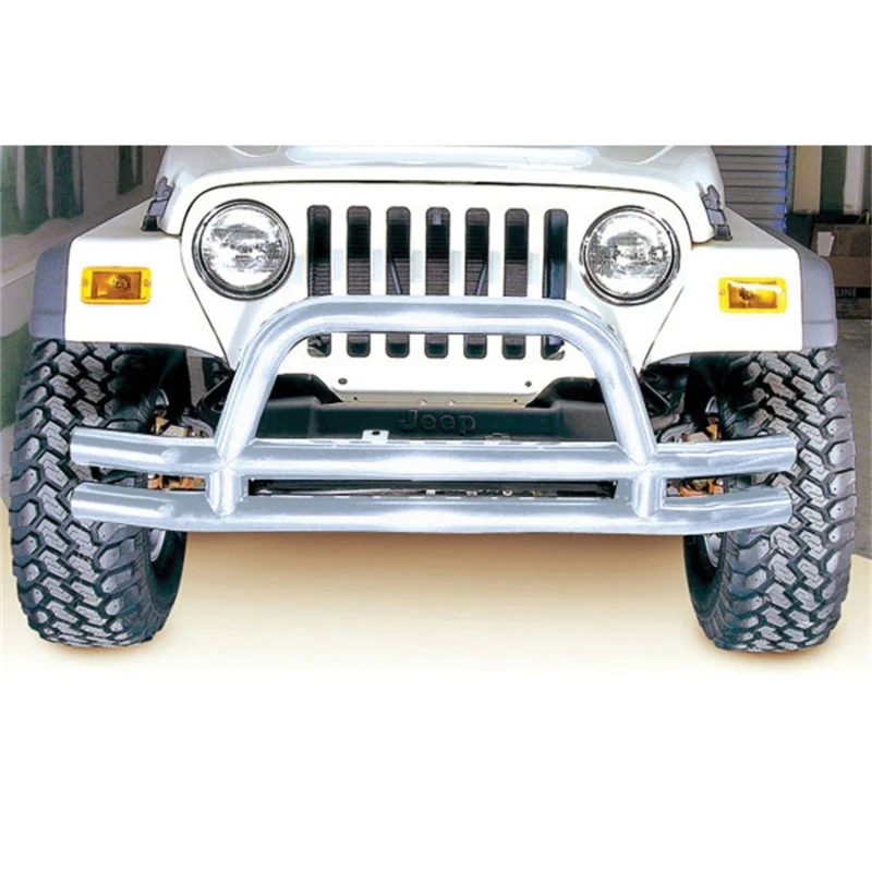 Rugged Ridge 3- Double Tube Front Bumper SS 76-06 Models