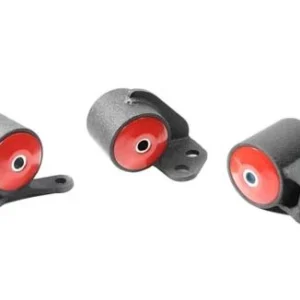 Innovative 02-05 Civic K-Series Black Steel Mounts 85A Bushings (Not K24 Trans)