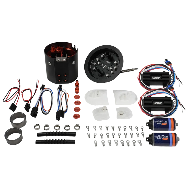 DeatschWerks 06-13 BMW E9X/E8X X2 Dual Pump Module w/ Dual DW810 Brushless Fuel Pumps