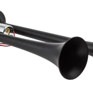 Kleinn Black Dual Horn/ 15In/12.25In - XCR2.0 Coated Zinc Alloy