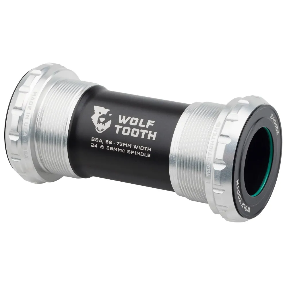 WOLFTOOTH BSA DUB 29mm Raw Silver kampiakseli