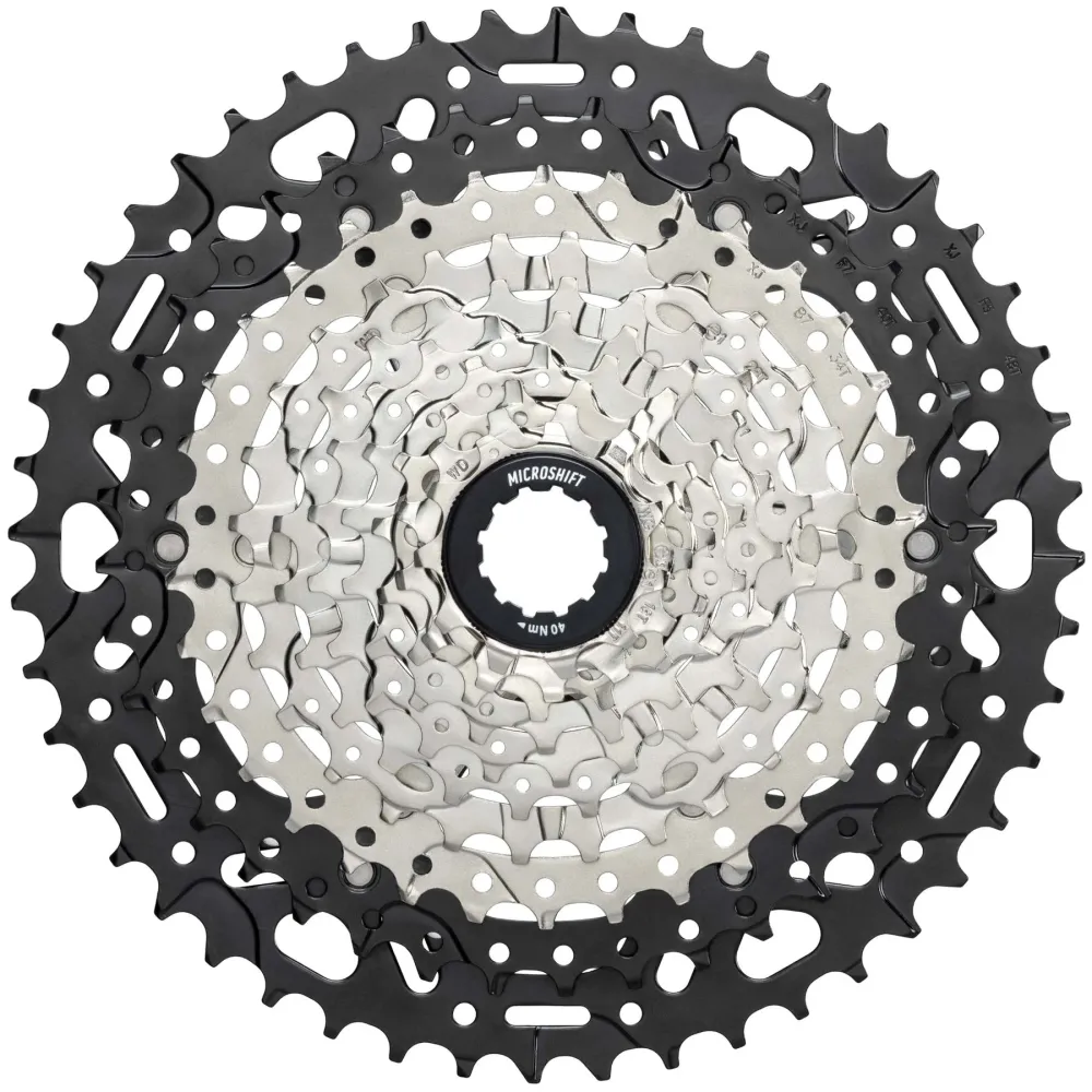 MICROSHIFT ADVENT MX Musta E-sarjan 10V kasetti