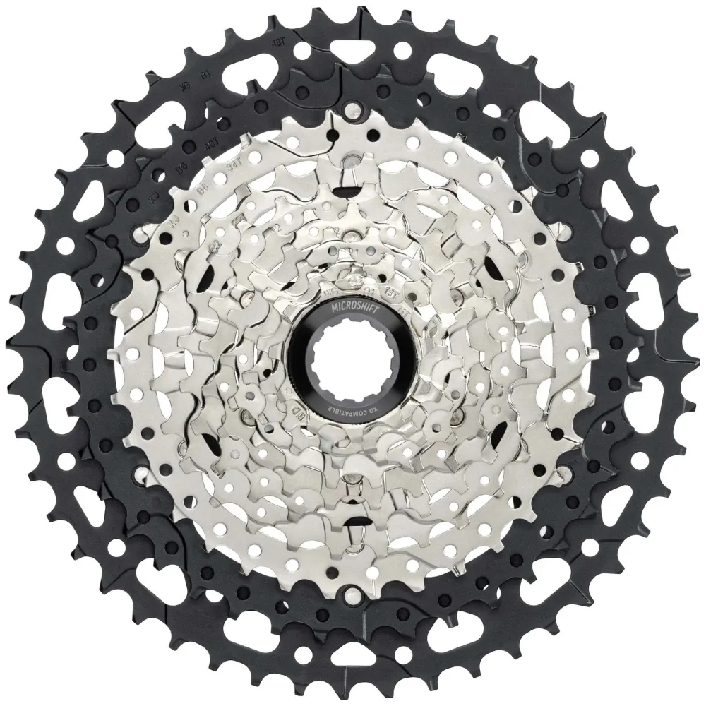 MICROSHIFT ADVENT MX Musta G-sarjan 10V kasetti