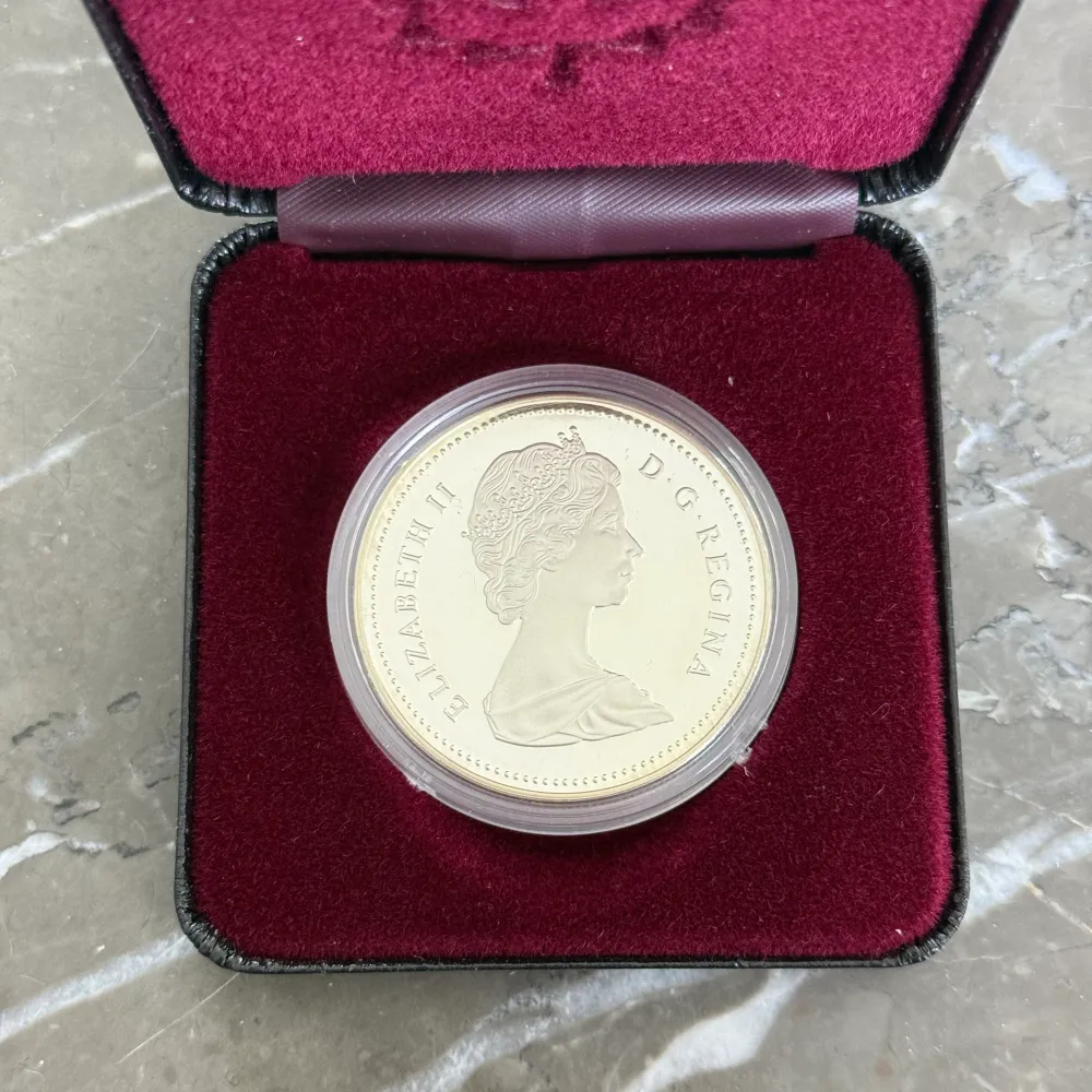 1 Kanadan dollari 1988 Les Forges du Saint-Maurice Ruukin hopeakolikko