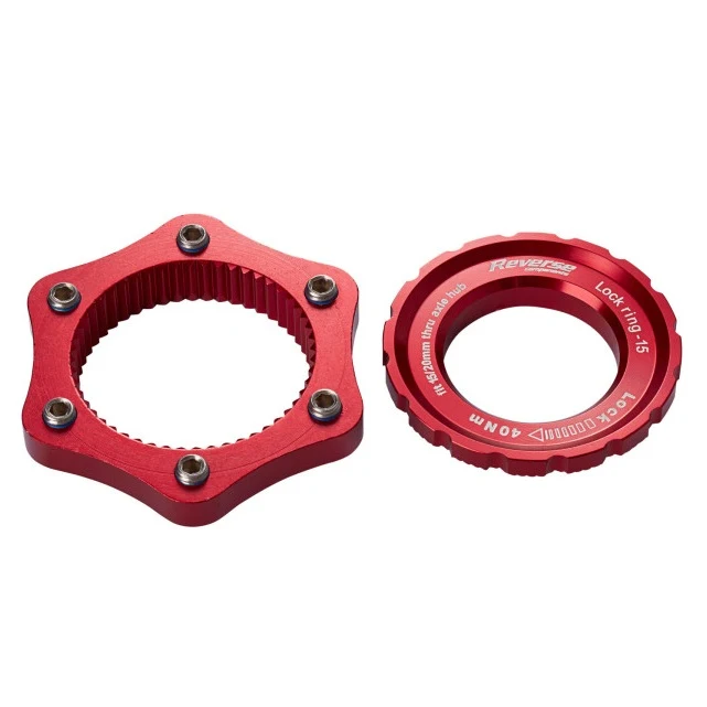 Centerlock > 6 reiän sovitin KÄÄNTÖKOMPONENTIT Punainen