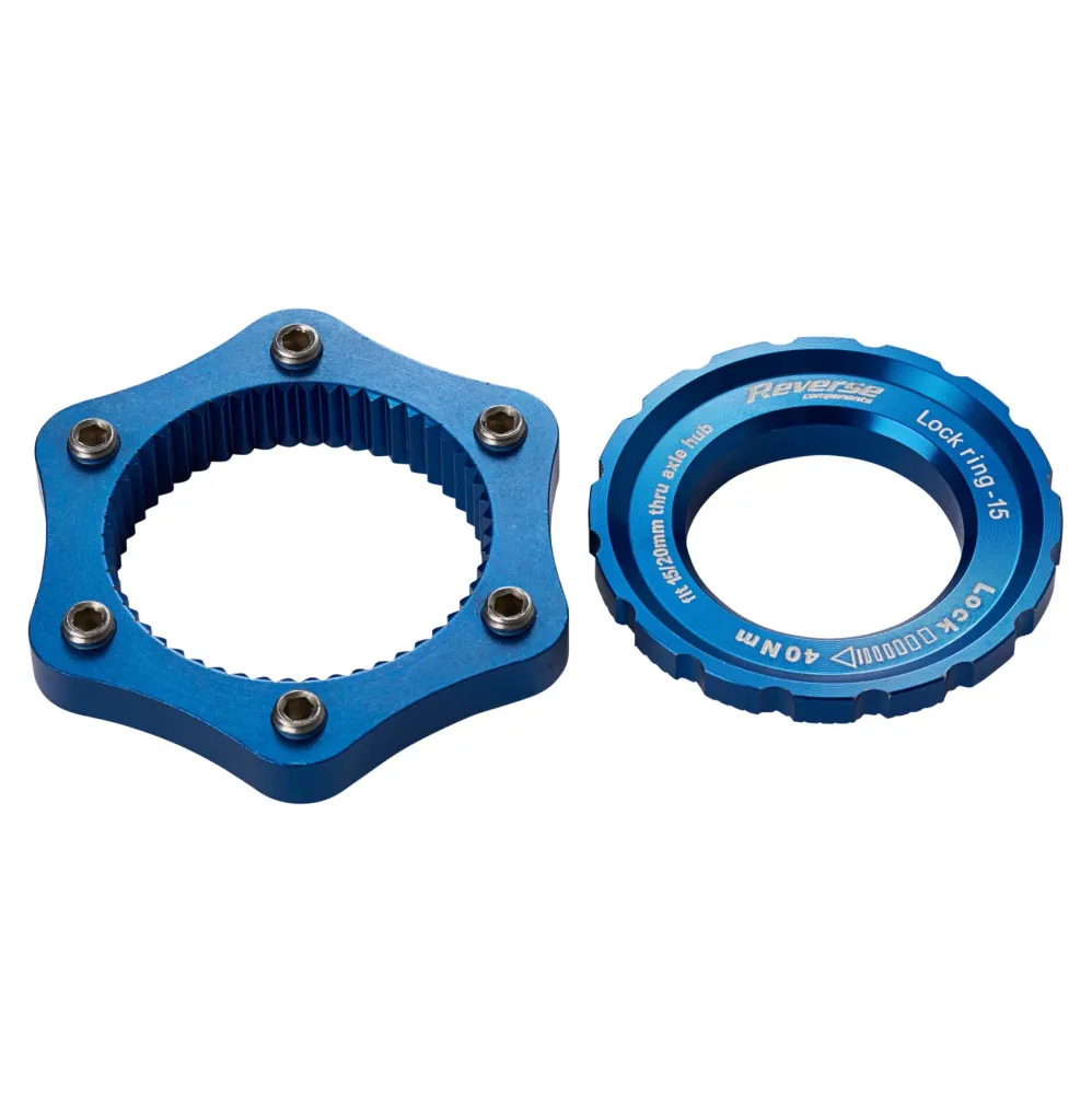 Centerlock > 6 reiän sovitin KÄÄNTÖKOMPONENTIT Sininen