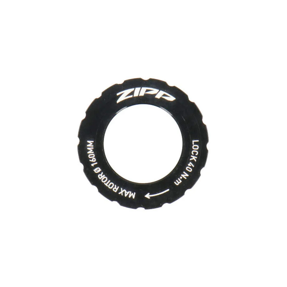 ZIPP-keskilukkomutteri 12/15 mm:n akselille ja 140-160 mm:n levylle.