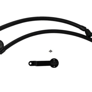J&L 19-25 Dodge Ram 1500 3.6L PCV Side Oil Separator 3.0 - Black Anodized