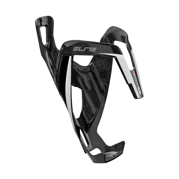 ELITE VICO Carbon -pullojen ripustin Musta / loistavan valkoinen