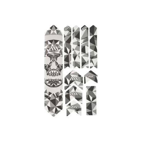 ALL MOUNTAIN STYLE EXTRA Fractal Skull liimautuva kehyssuojus