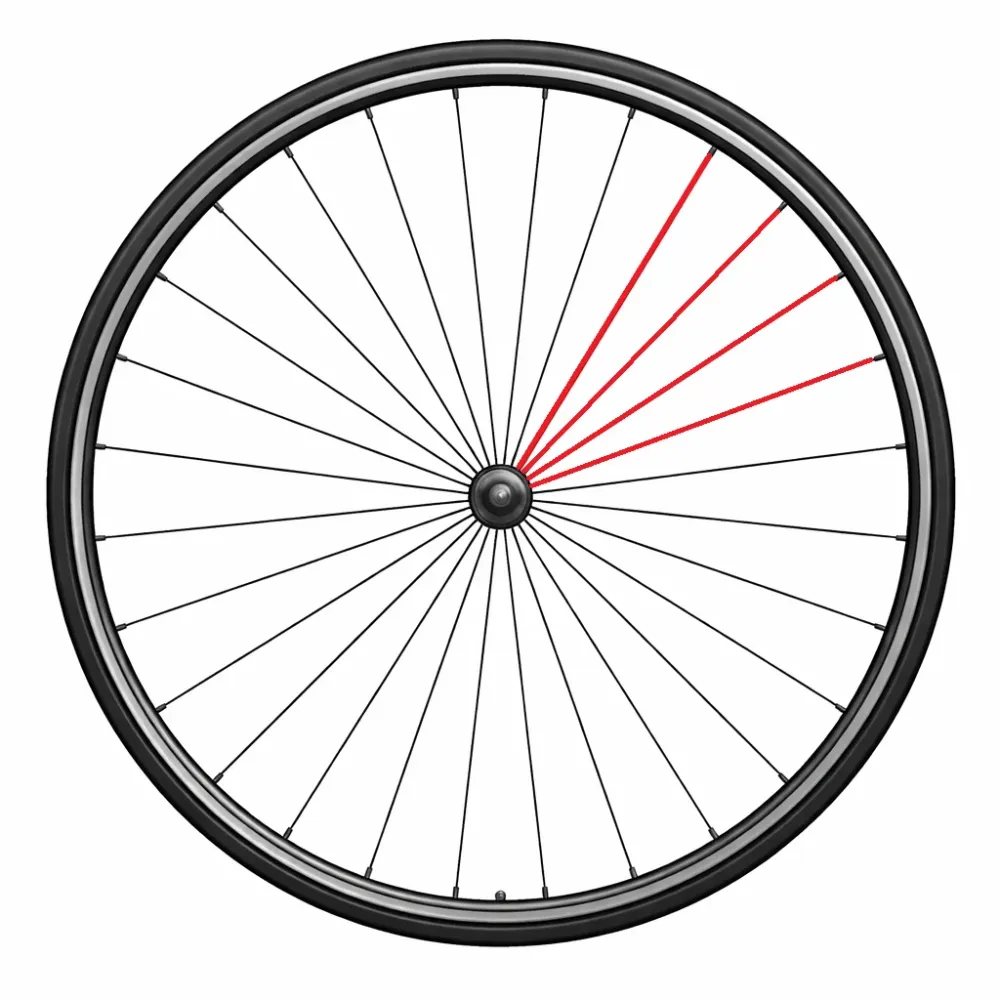 Sarja 4 CAMPAGNOLO-piikkiä + nipat BORA WTO 45 Runners / BORA WTO 45/60 DB 265mm