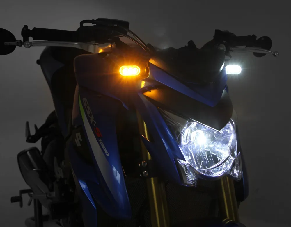 T3 Switchback M8 LED-suuntavilkut - Edessä DENALI Electronics