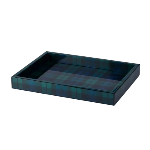 Musta Kello Tartan Pieni tarjotin