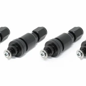 Torque Solution Billet TPMS Valve Stem Kit (Black) 2008+ Subaru Legacy Impreza WRX / STi