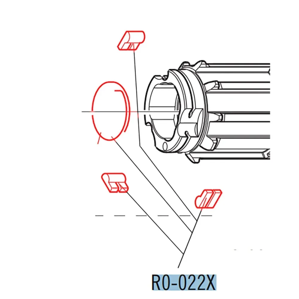 3 kpl FULCRUM Shimano HG Road Freewheel rungon salvat ja jouset #R0-022X