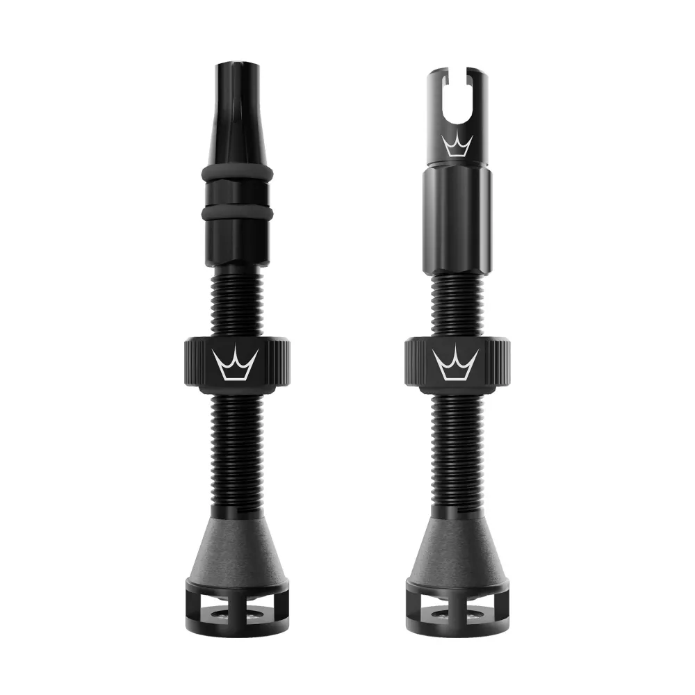 PEATY'S HOLESHOT FAST FLOW 60mm Tubeless venttiilit (x2) Musta