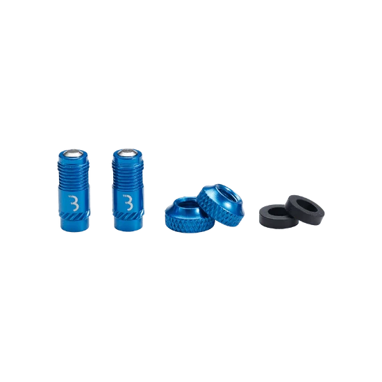 Venttiilin kärjet BBB CORE CAP sininen (x2)