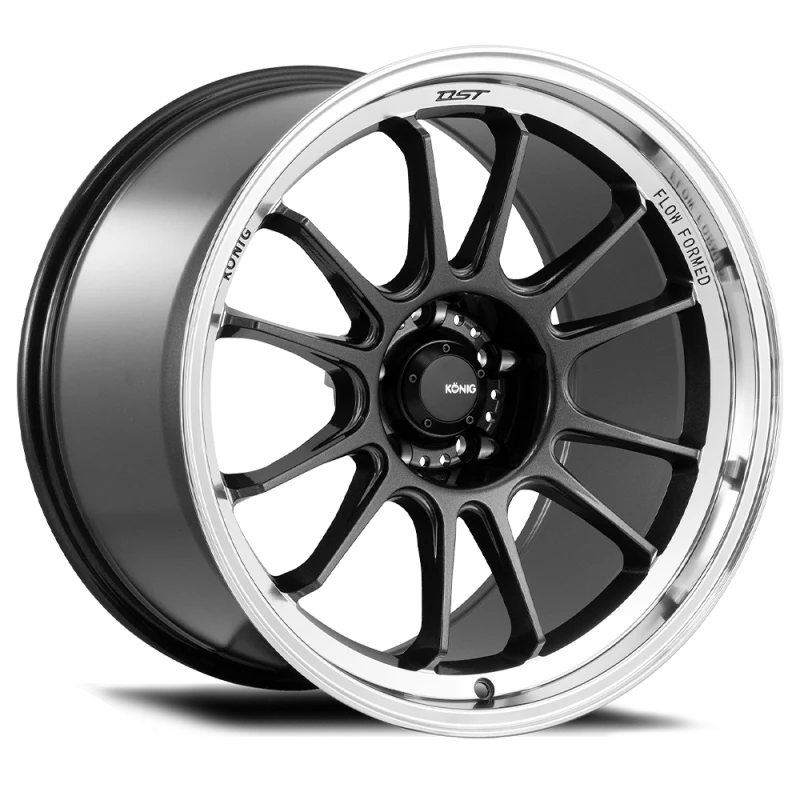 Konig Hypergram 18x11 5x114.3 ET40 Metallic Carbon w/ Machined Lip